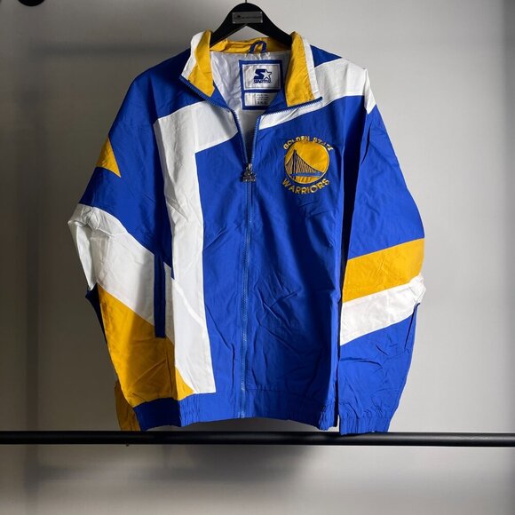 Men's Starter Golden State Warriors lightweight Jacket XL-2XL - Picture 3 of 4